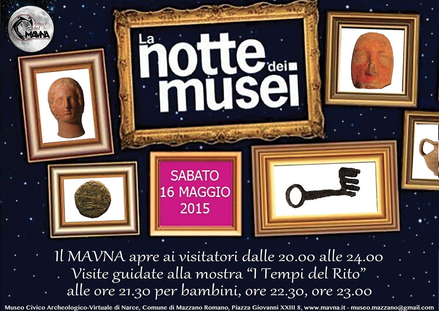 16 Maggio LA NOTTE DEI MUSEI